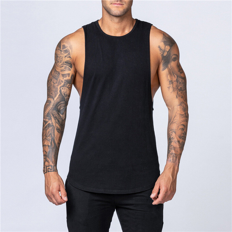 Camiseta Negra  sin mangas