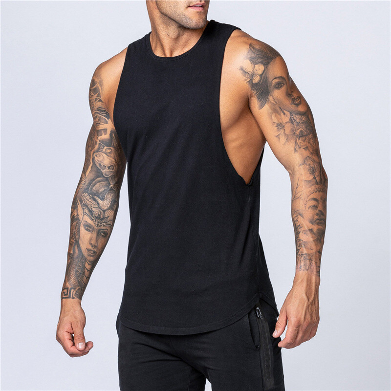 Camiseta Negra  sin mangas