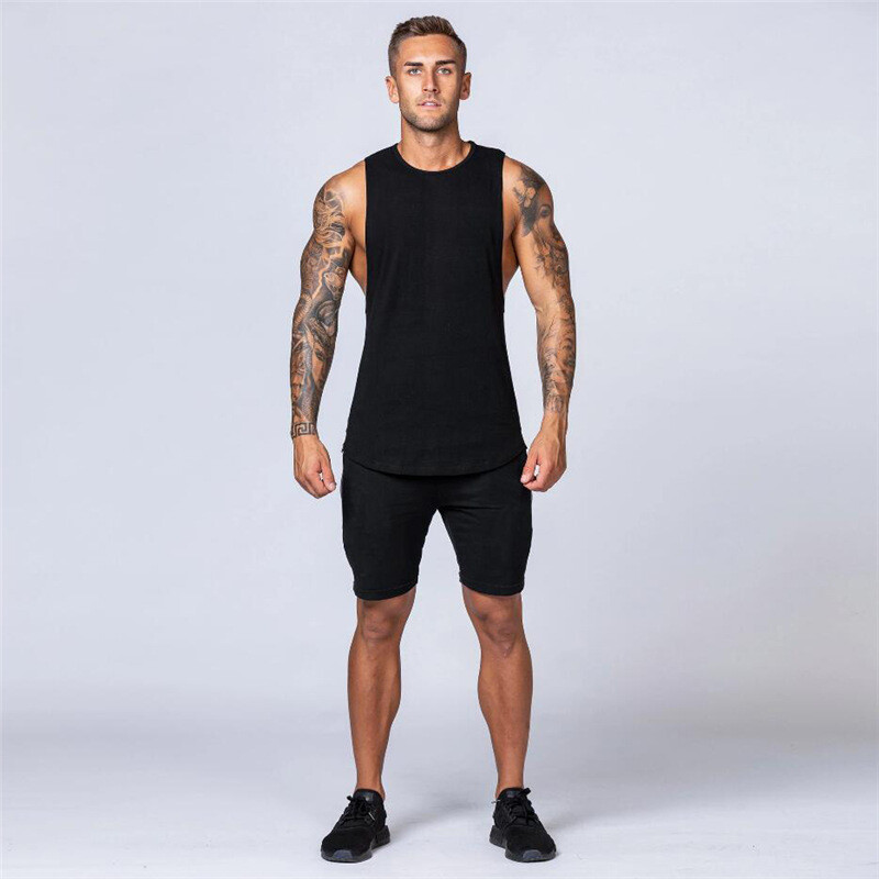 Camiseta Negra  sin mangas