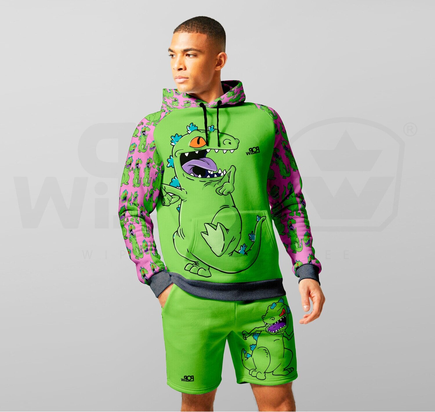 Hoody &amp; Shorts Reptar