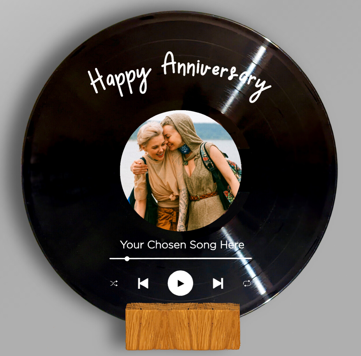 12&quot; Personalised Vinyl Record Display