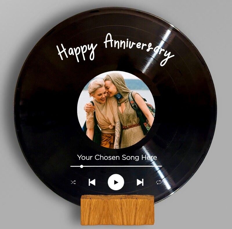 12&quot; Personalised Vinyl Record Display