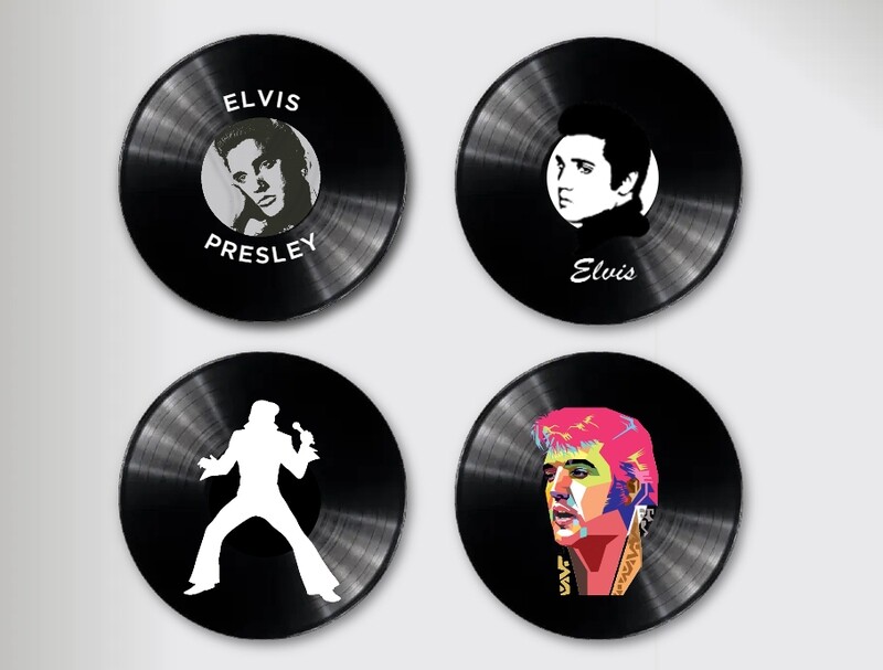 Elvis Presley 12&quot; Vinyl Record Home Decor Display Pieces