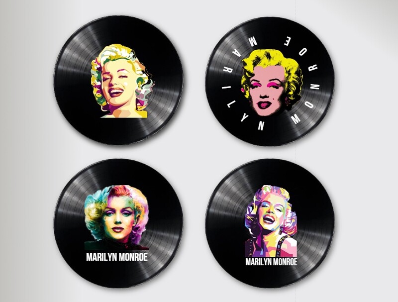 Marilyn Monroe 12&quot; Vinyl Record Home Decor Display Pieces