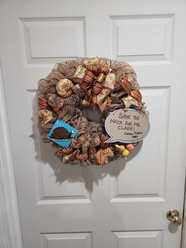 &quot;Save the neck&quot; Wreath