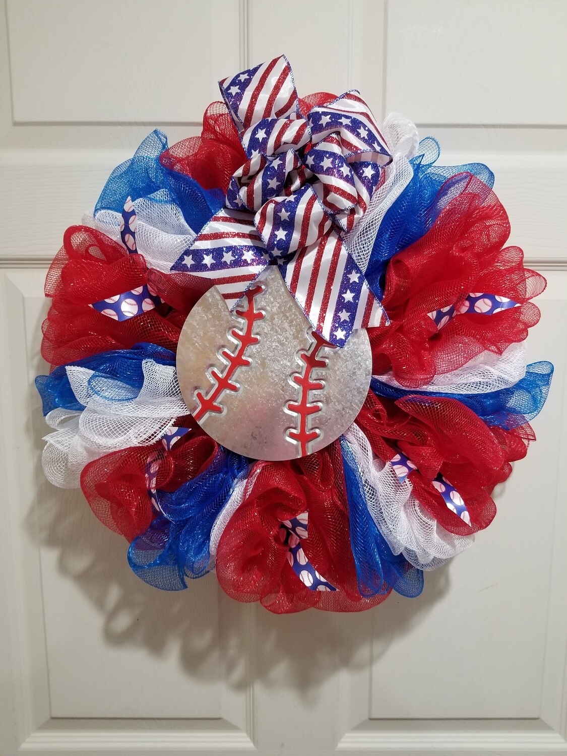 Baseball Wreath