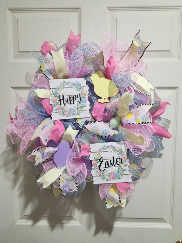 Pastel Easter Wreath