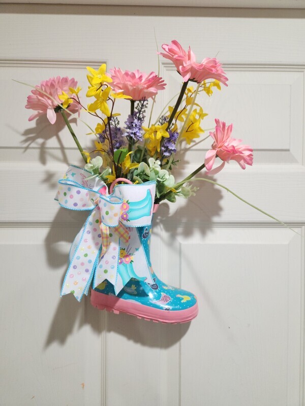 Floral Rain boot
