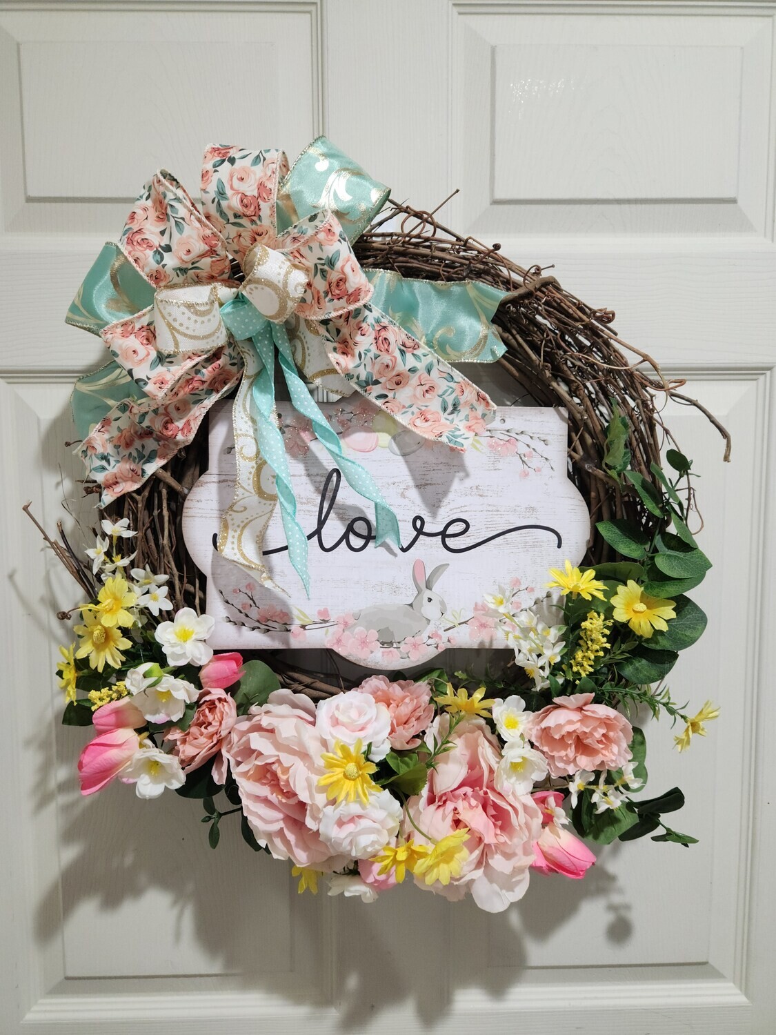 Love Grapevine Wreath