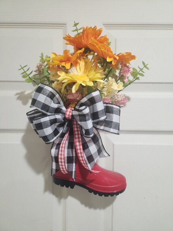 Red Rain Boot