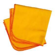 Paño amarillo de lanilla