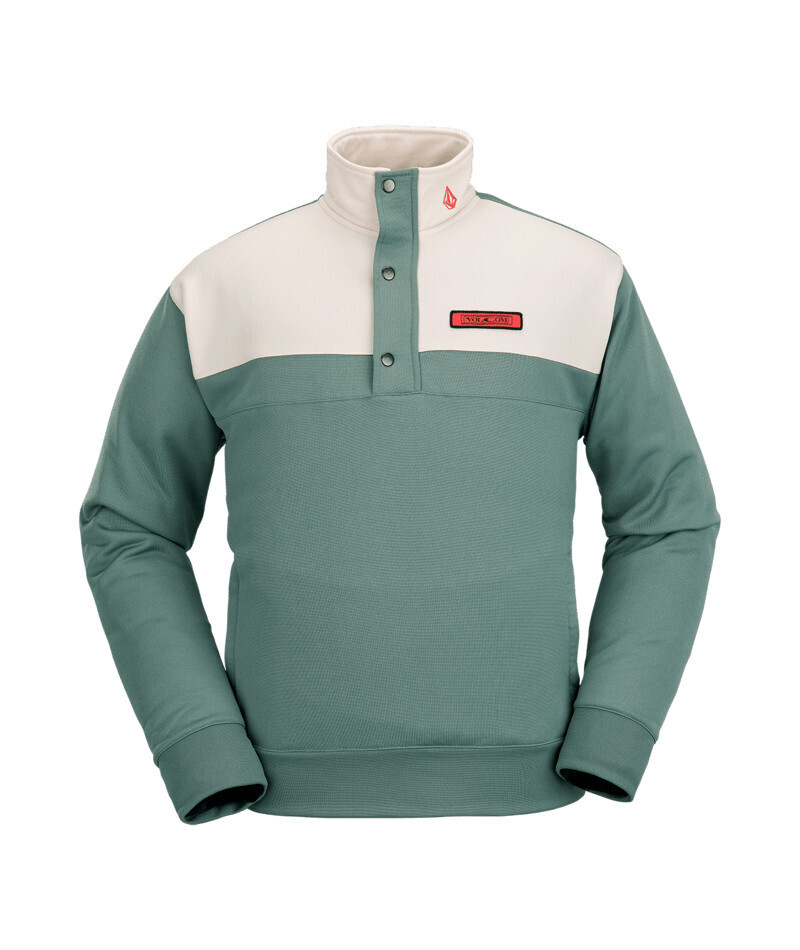 Volcom SHE Crew Fleece, Color: SGE, Size: S