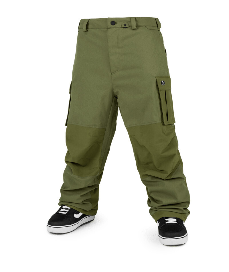 Volcom Nwrk Baggy Pant, Color: MIL, Size: S