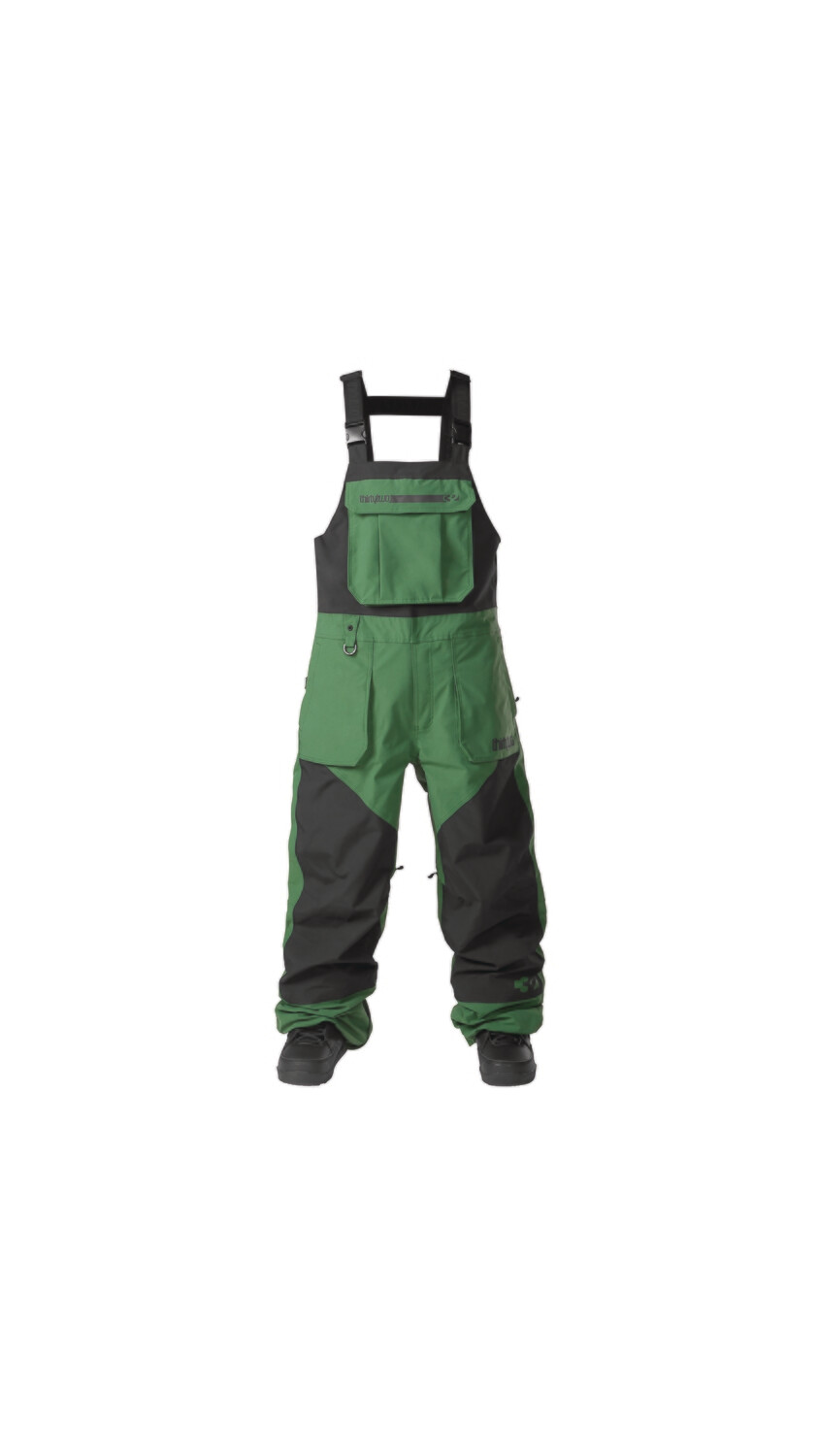 32 Basement Bib, Color: GRN, Size: S