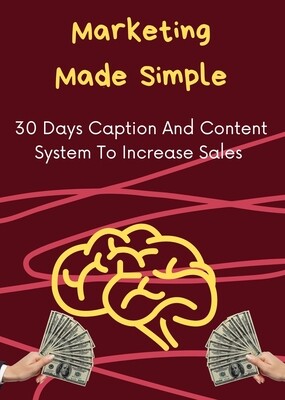 30 Days Caption And Content System Ebook