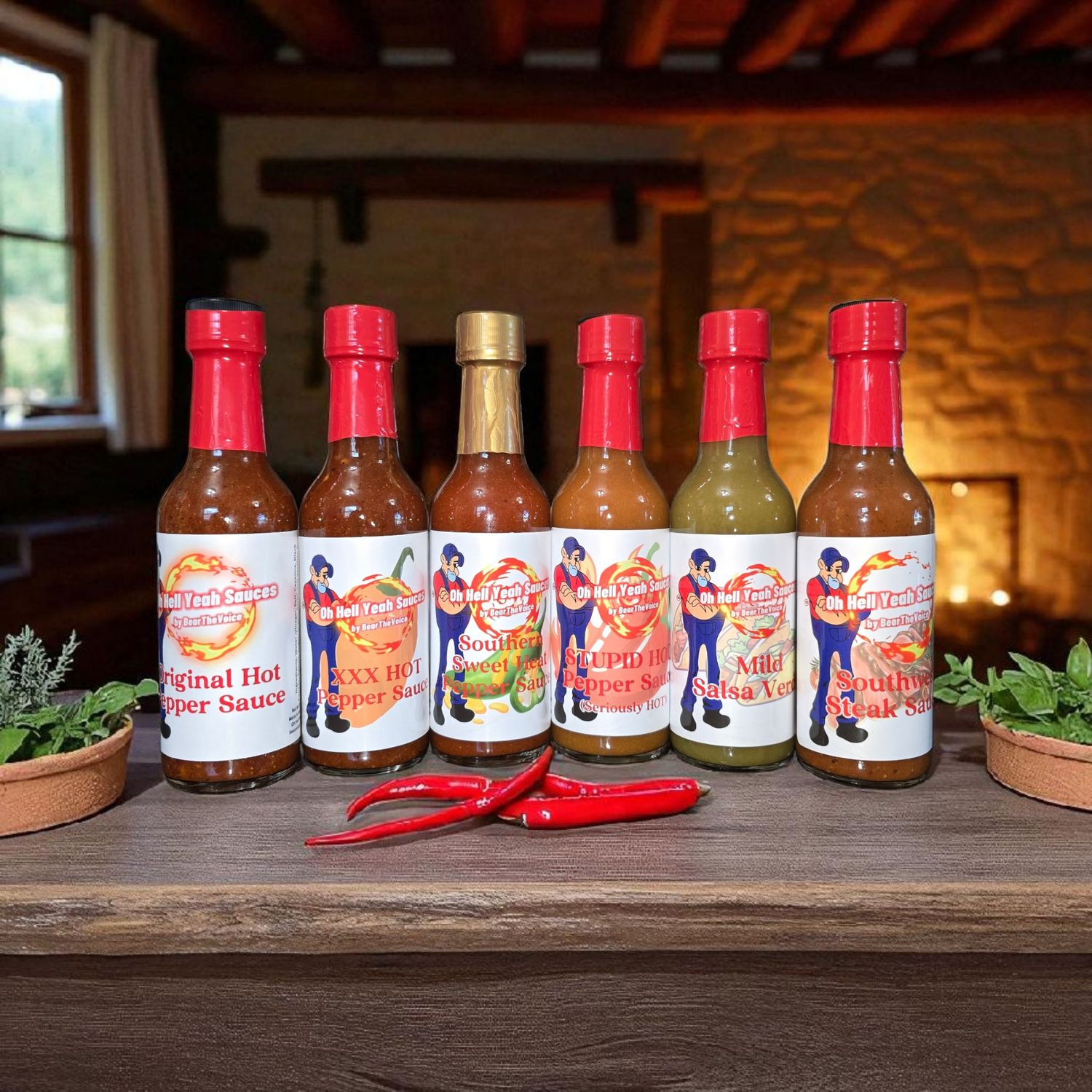 6 Pack of Sauce by Bear
