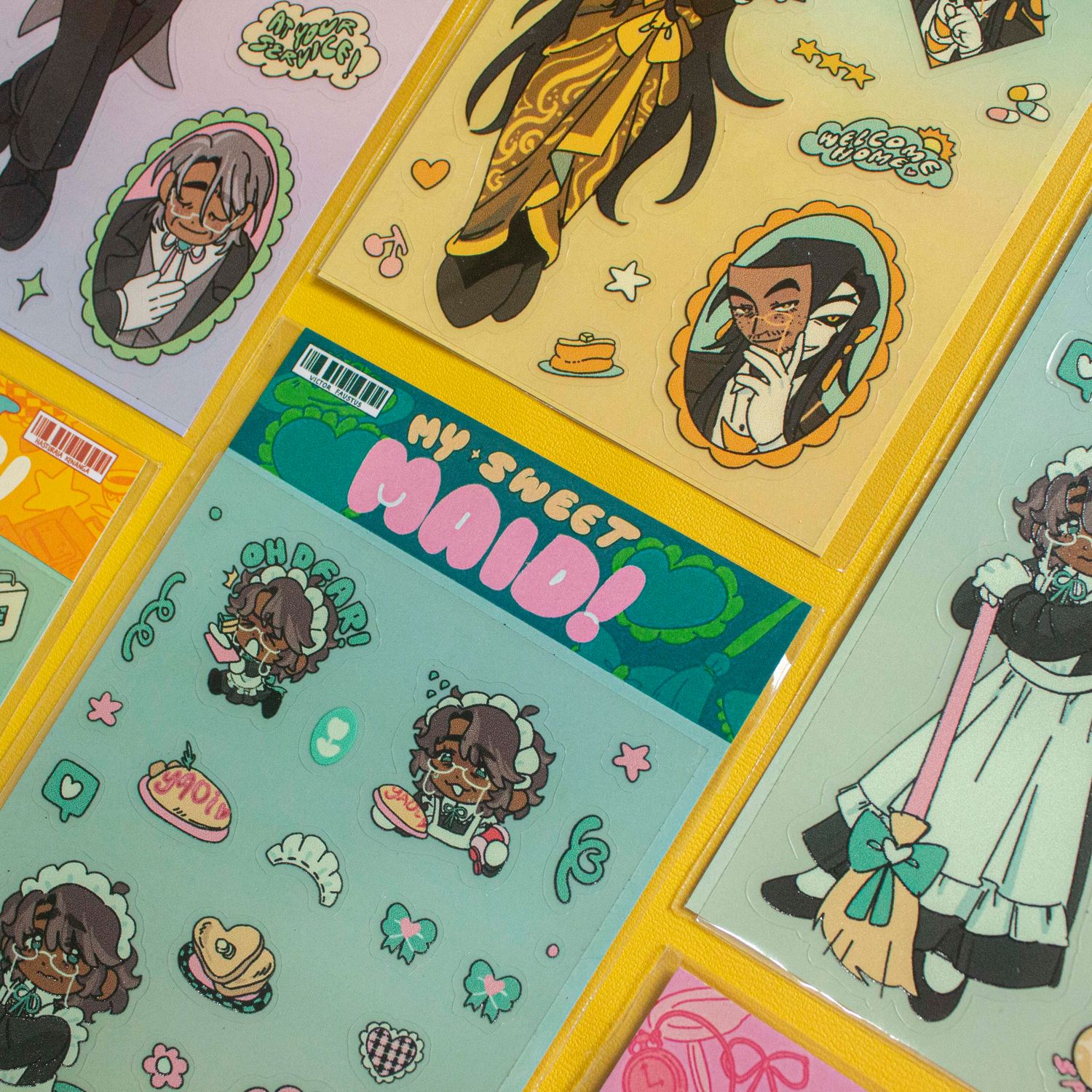 OC Maid x Butler Sticker Sheet