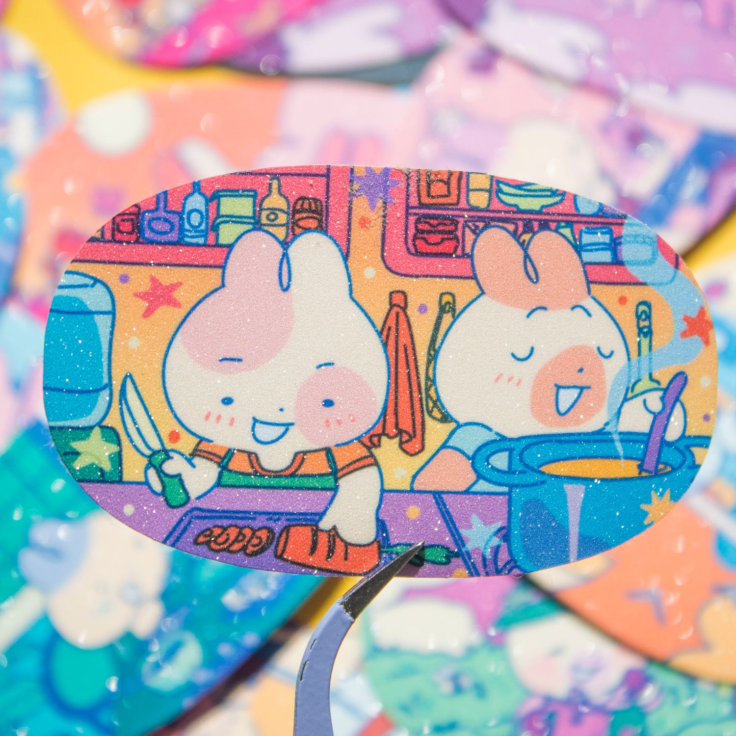 Pride Bunny Pals Die Cut Stickers