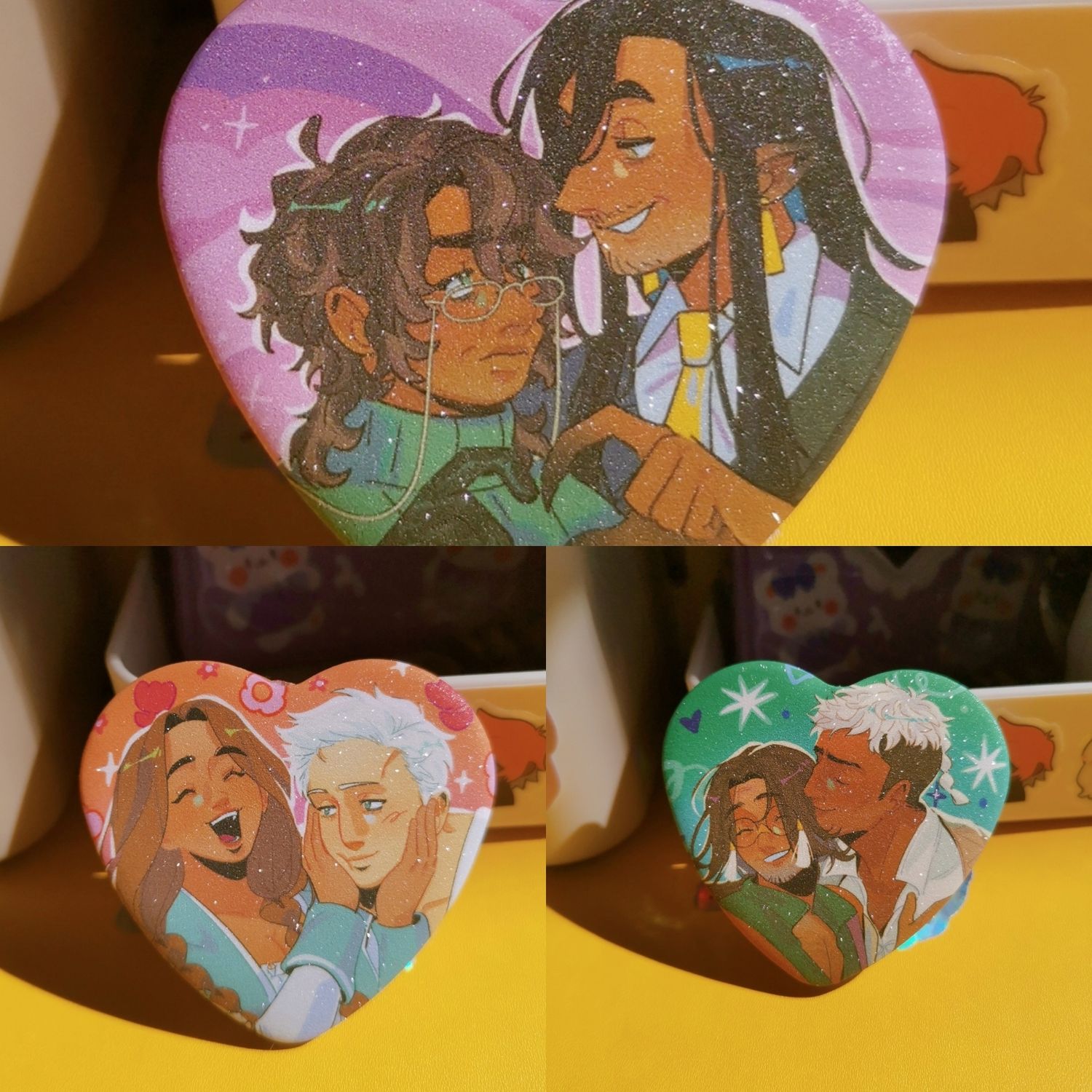 OC + Hannibal + Witch Hat Atelier Heart Badges