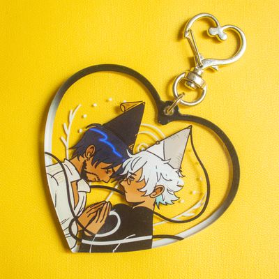 Orufrey 3D Heart Charm