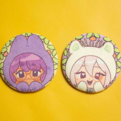Flat Minky Buttons