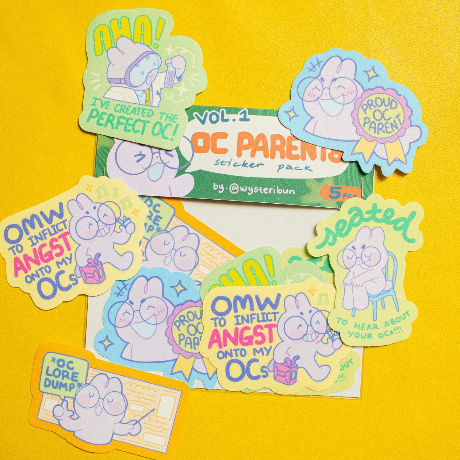 OC Parent Sticker Pack Vol. 1