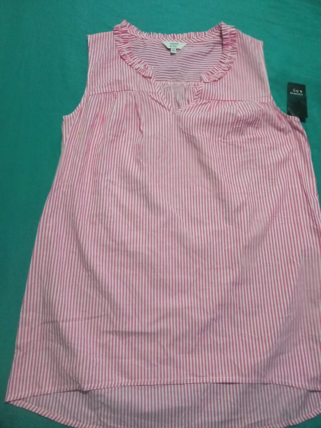 Blusa Rosa y Blanco