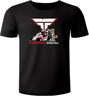Race Face Digital Digi T-Shirt with .25 Midget Car