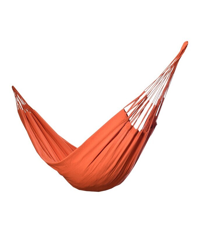 Farbenfrohe, traditionelle Hängematte, orange, Made in Kolumbien