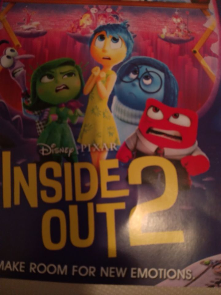Inside out 2 dvd