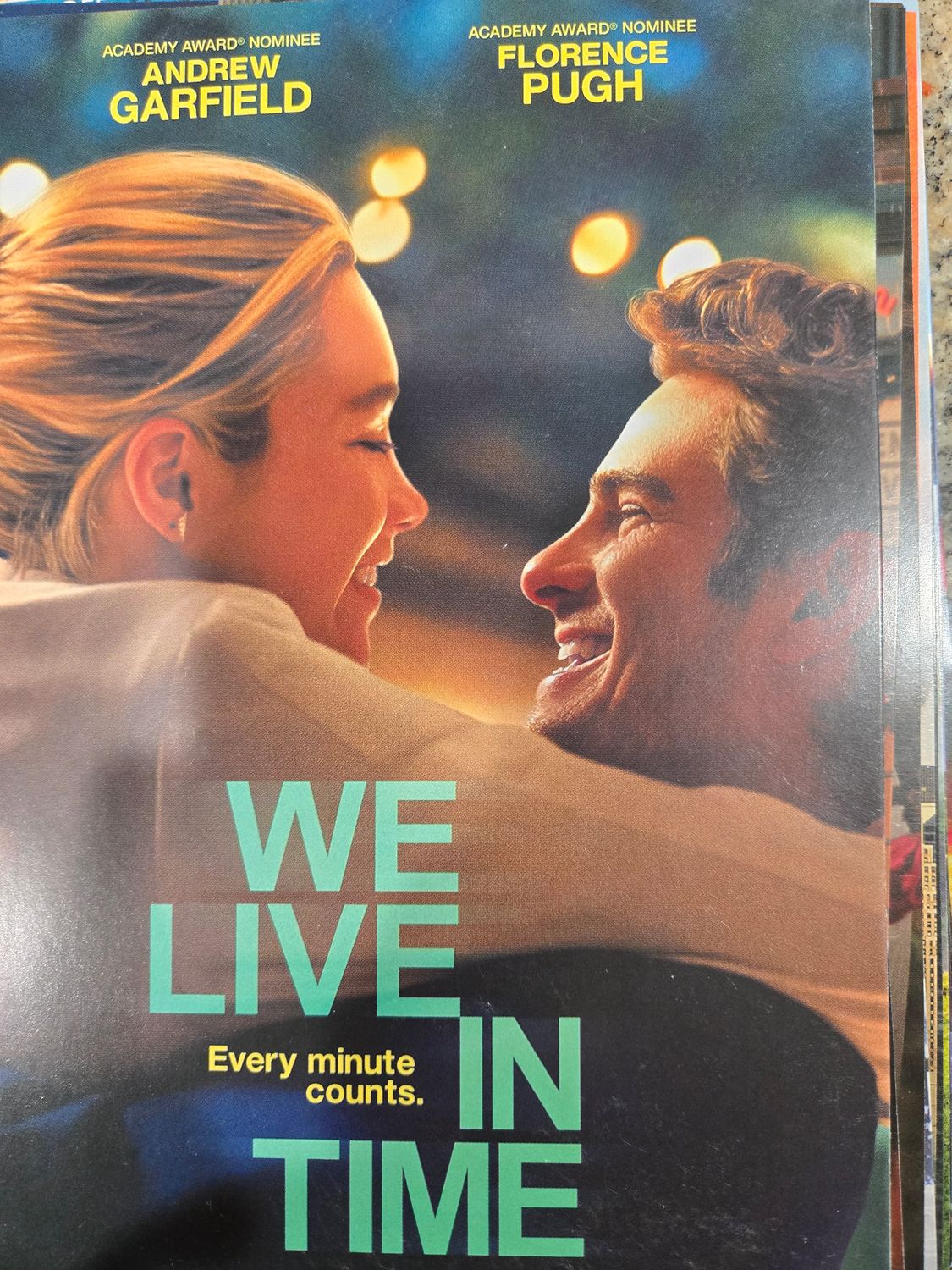 We live in time dvd
