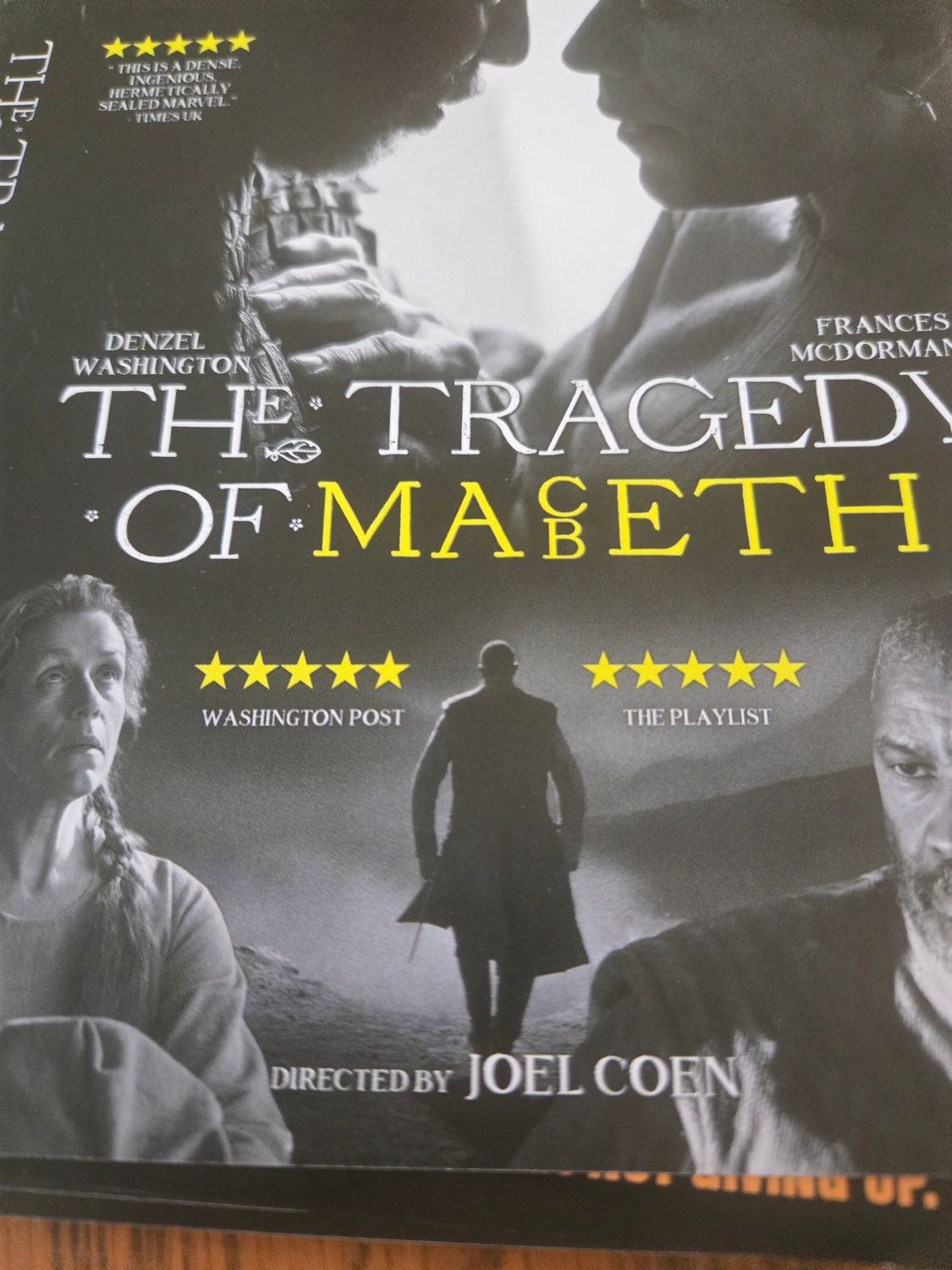 Tragedy of Macbeth dvd
