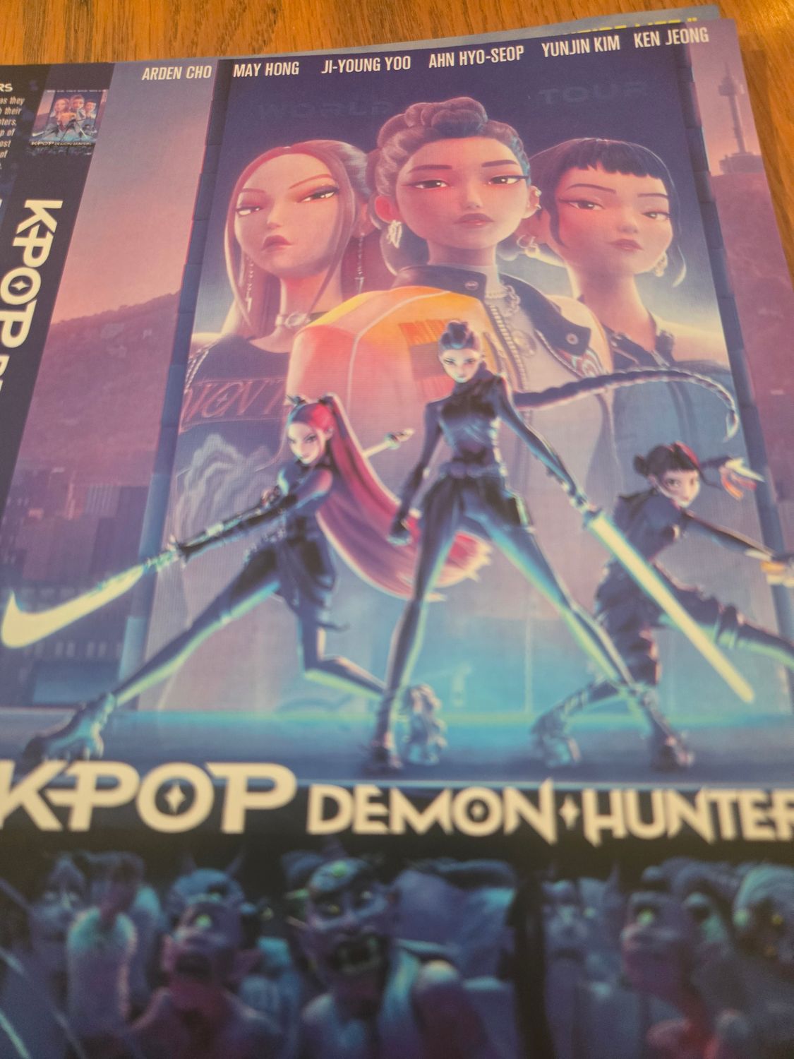 K pop demon hunters dvd