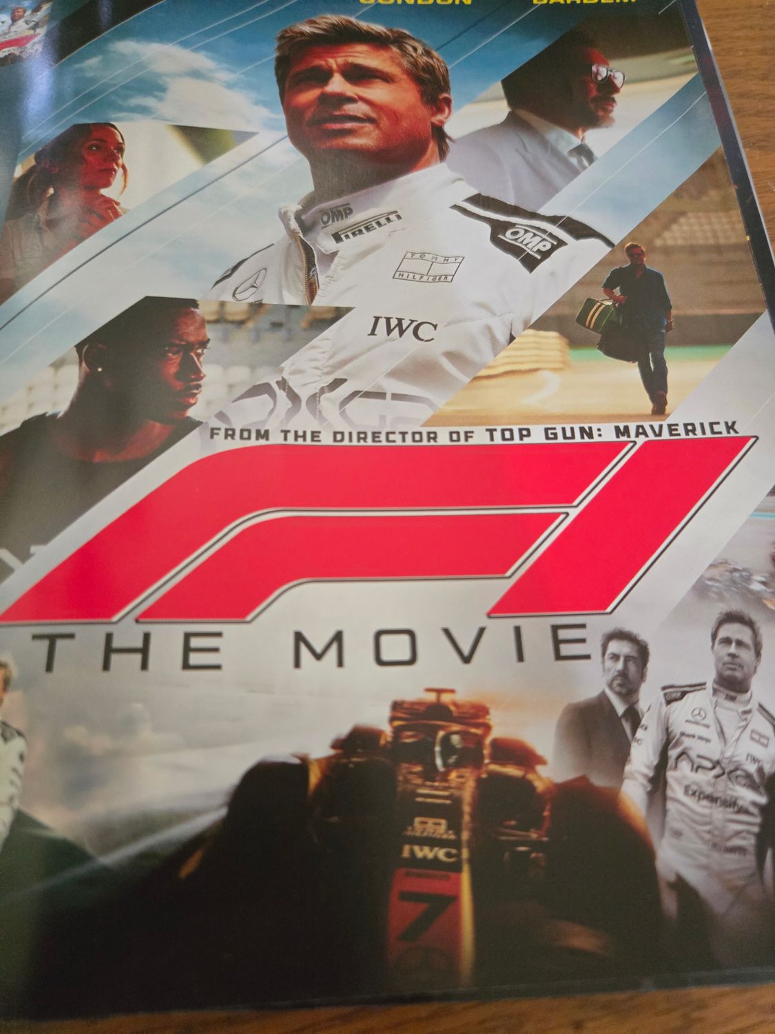 F 1 the movie dvd