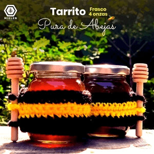 1 Tarrito de miel pura de abeja 4 onzas