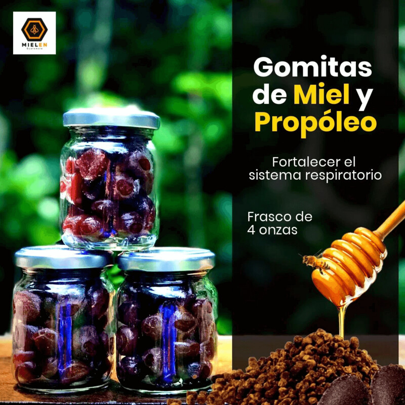 Gomitas de miel con propóleo