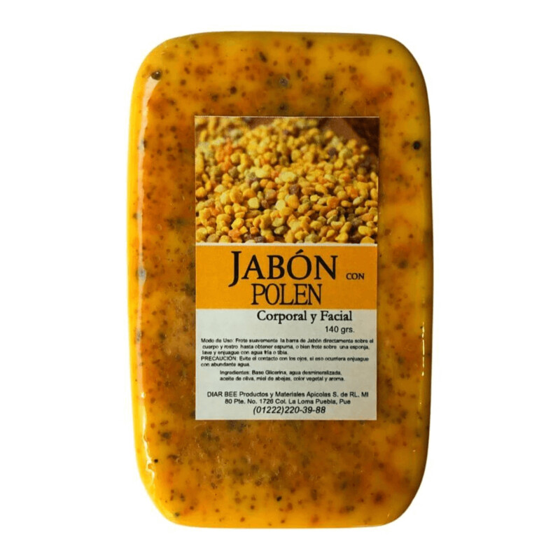Jabón de miel y polen