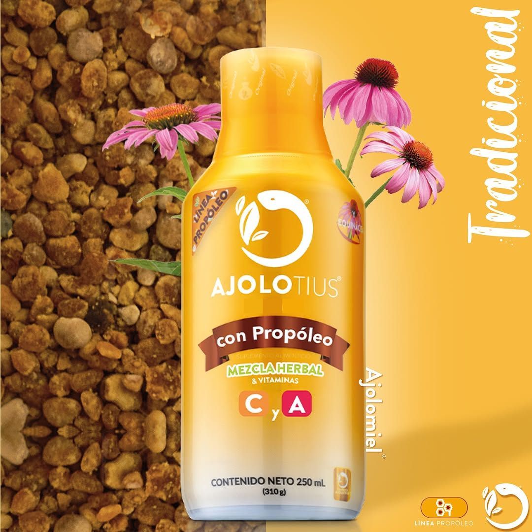 Jarabe Ajolotius con propóleo