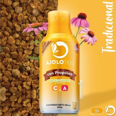 Jarabe Ajolotius con propóleo