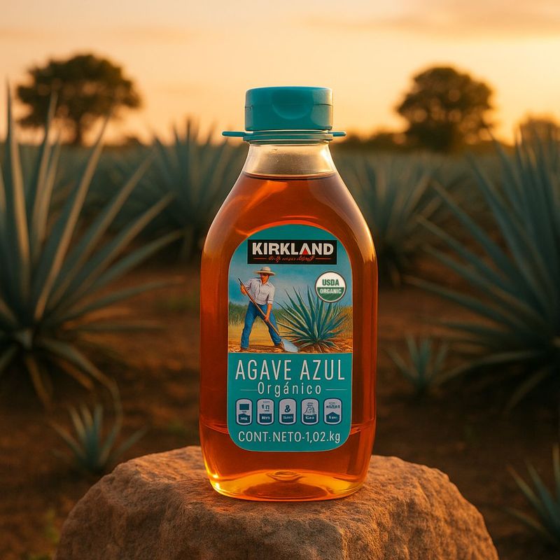 Jarabe orgánico de agave azul