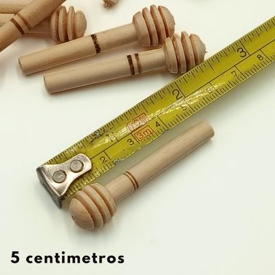 Palitos de madera para servir miel