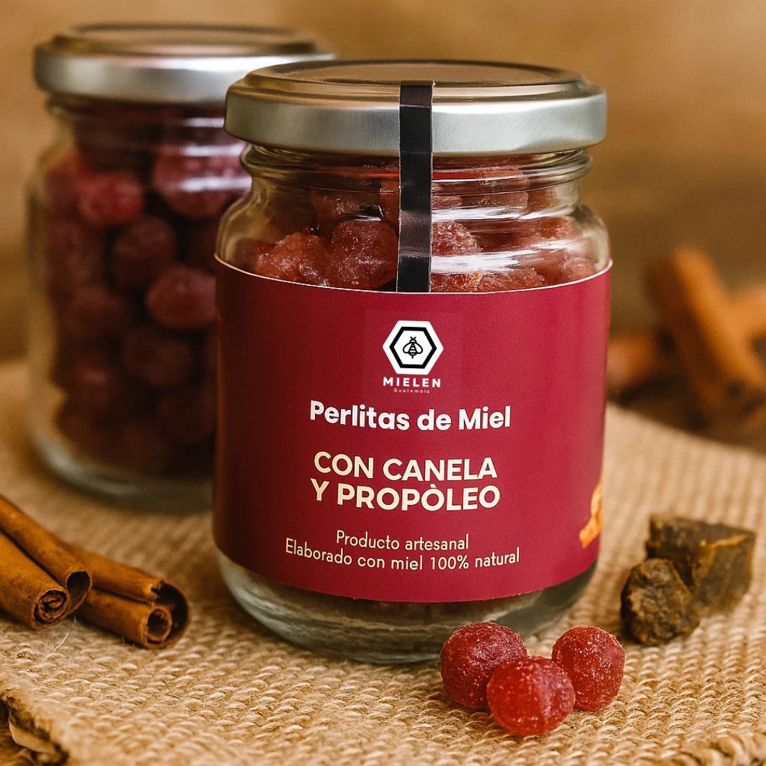 Perlitas de Miel con Canela y Propóleo - Refuerzo Natural