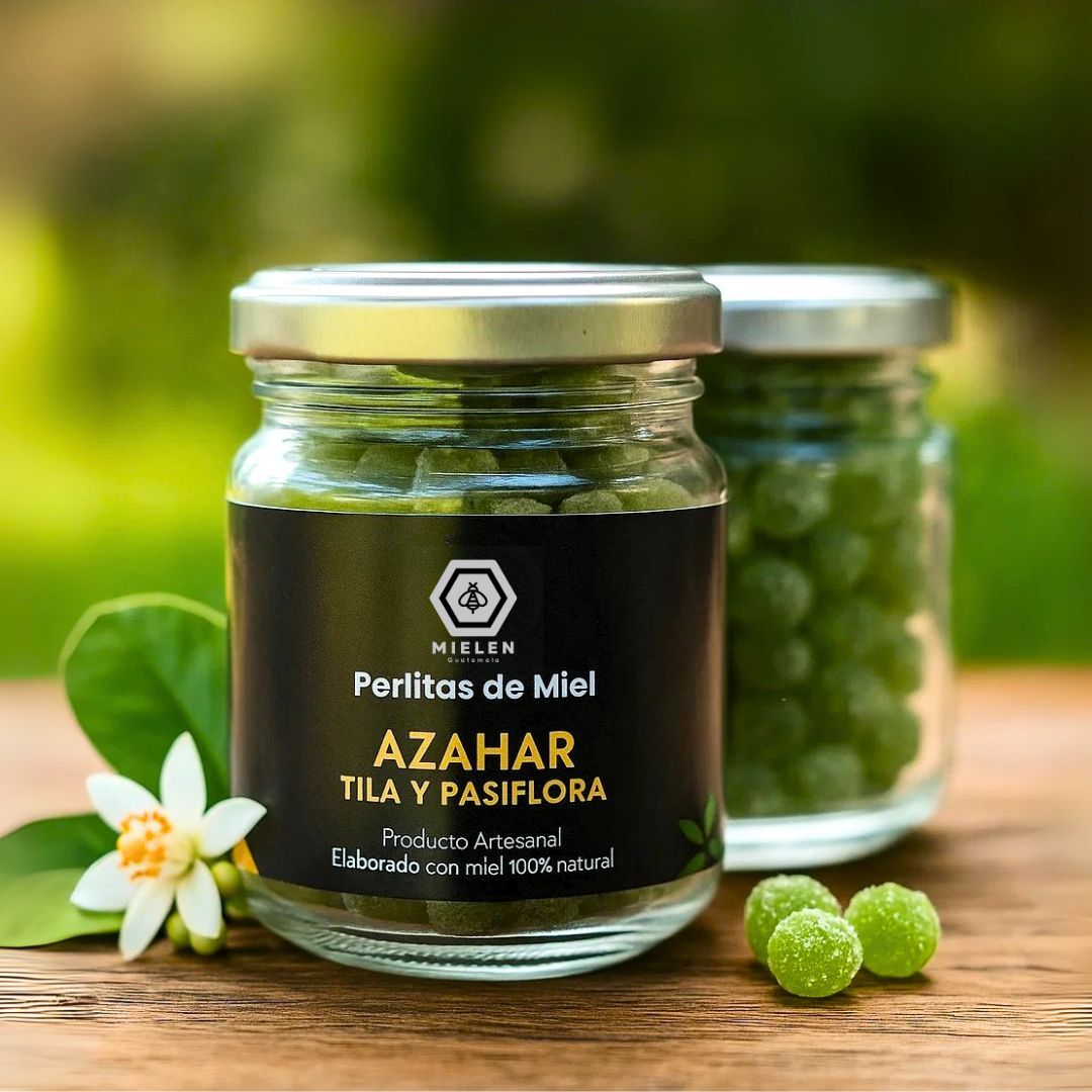 Perlitas de miel con Azahar, Tila y Pasiflora