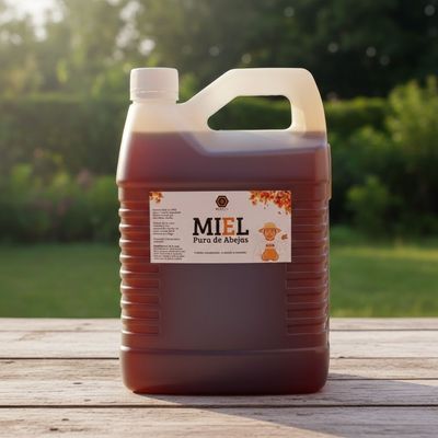 Miel de Abejas Pura y Natural - Formato Ahorro de Galón