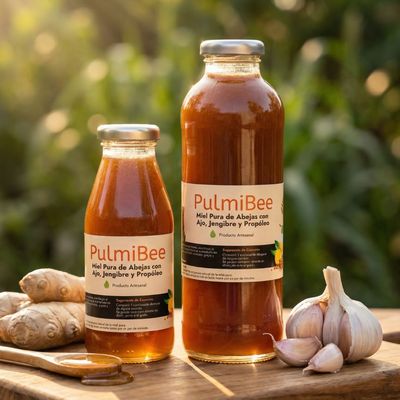 Pulmibee - Miel con ajo, jengibre y propóleo