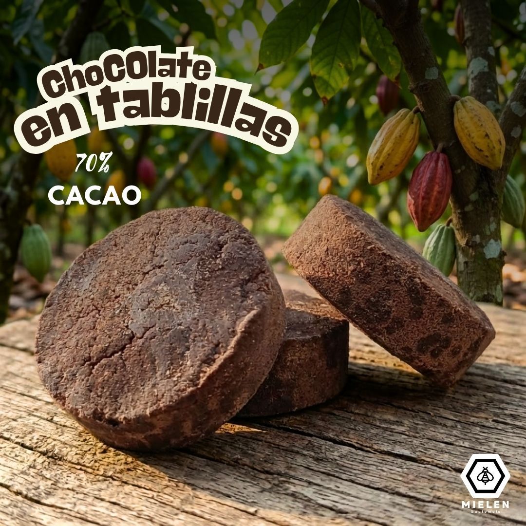 Tablillas de Chocolate Intenso - 70% Cacao