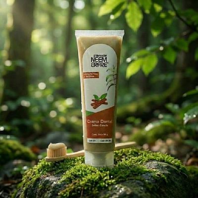 Crema Dental Natural Sabor Canela – Libre de Flúor (90 g)