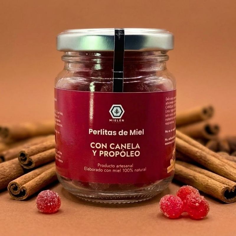 Perlitas de Miel con Canela y Propóleo - Refuerzo Natural