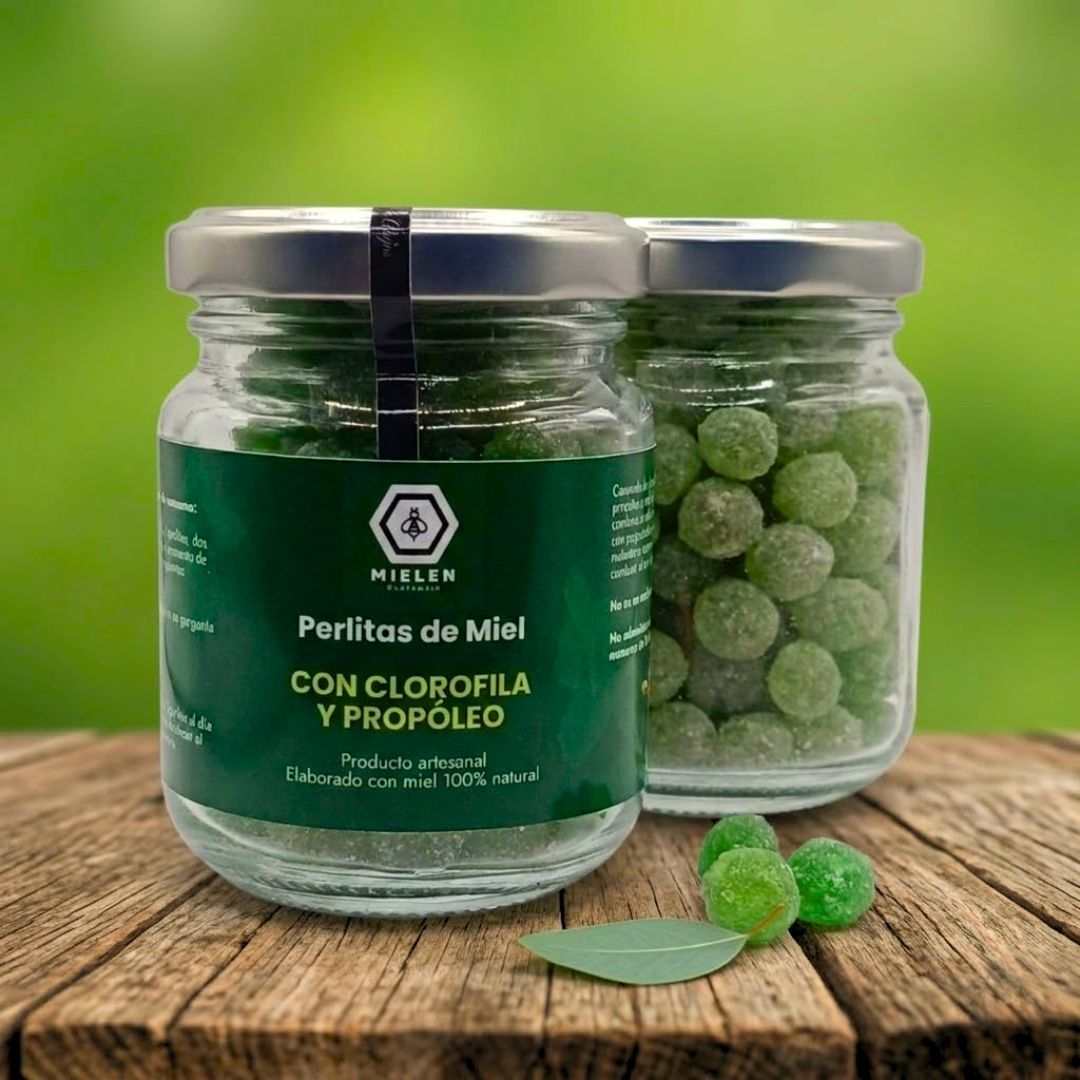 Perlitas de Miel con Clorofila y Propóleo – Defensa y Detox Natural