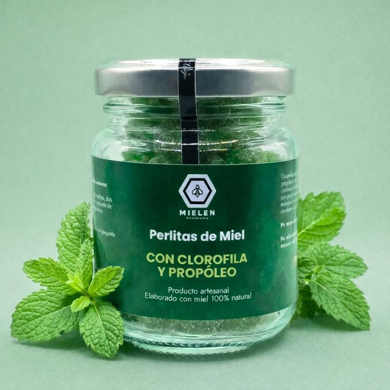 Perlitas de Miel con Clorofila y Propóleo – Defensa y Detox Natural